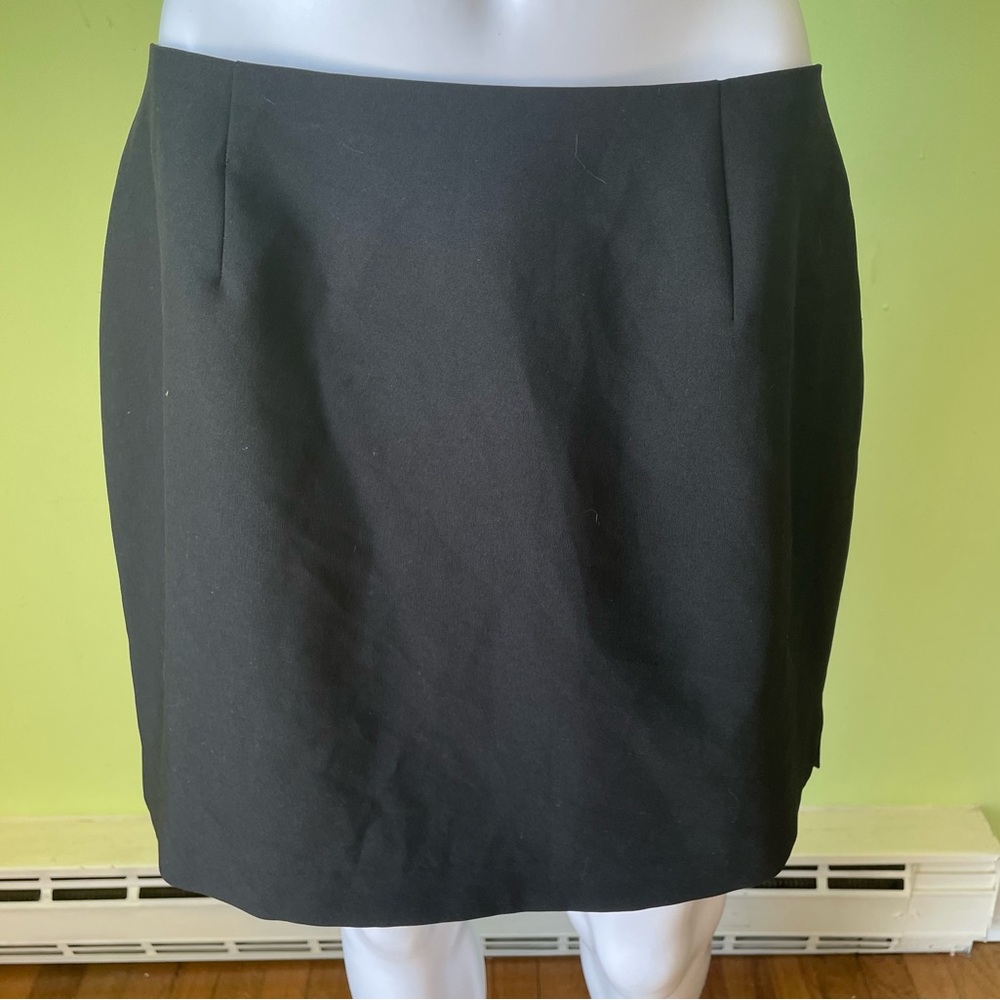 VINTAGE Y2K STAR CCC BLACK RHINESTONE ZIPPER SKIRT SIZE 11